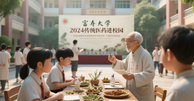 富寿大学开展 “传统医药进校园” 活动 邀请 30 名老中医授课 服务 2000 名师生村民